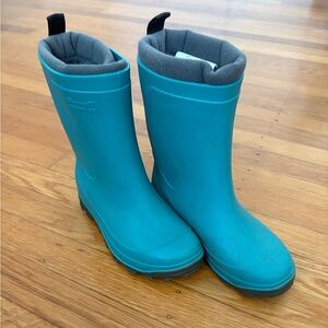 Kids Teal Rain Boots